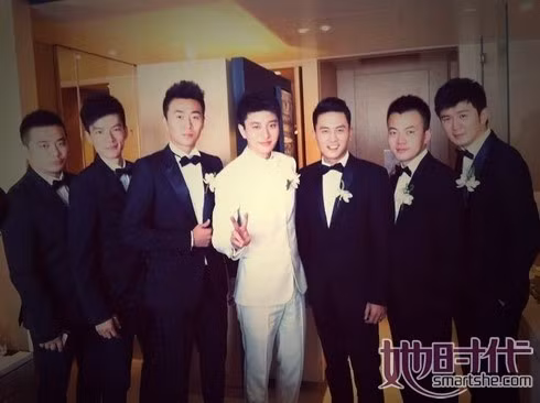 Đội ngũ rước dâu quá chuẩn của chú rể. Ảnh: smartshe