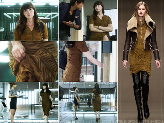 Nữ diễn viên xinh đẹp Lee Na Young diện bộ váy với những đường xếp ly ngang trong BST Burberry Prorsum Fall 2010, bộ váy này có giá không hề rẻ 2495 USD. Nữ diễn viên xinh đẹp Lee Na Young diện bộ váy với những đường xếp ly ngang trong BST Burberry Prorsum Fall 2010, bộ váy này có giá không hề rẻ 2495 USD.