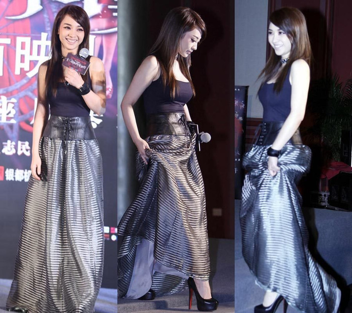 Mỗi lần xuất hiện đều khiến mọi người được "mãn nhãn" với kiểu trang phục "khoe" vòng một đẫy đà gợi cảm. Mỗi lần xuất hiện đều khiến mọi người được "mãn nhãn" với kiểu trang phục "khoe" vòng một đẫy đà gợi cảm.