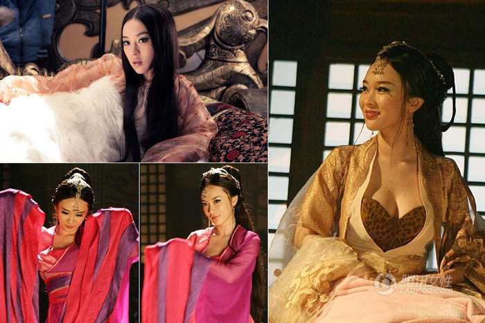 Trong bộ phim "Thiên sư Chung quỳ, mỹ lệ truyền thuyết' Hoắc Tư Yến cũng hóa thân thành hồ ly vô vùng quyến rũ với vòng một gợi cảm.