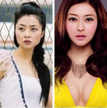 Ảnh cũ của người mẫu Hùng Đại Lâm khiến mọi người đều choáng váng vì khuôn mặt góc cạnh và rất thô của cô.