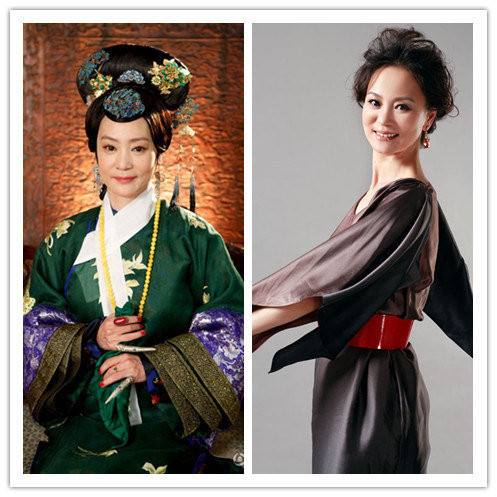 Dù đã già nhưng Lưu Tuyết Hoa vẫn rất đẹp và tôn quý trong tạo hình Thái hậu.