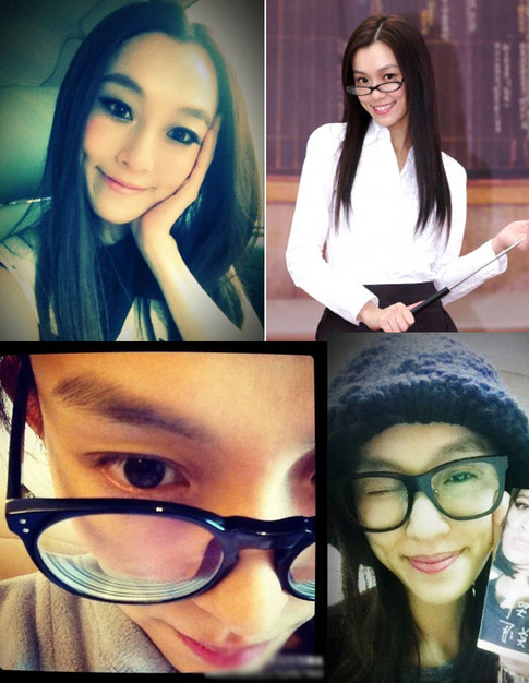 Đôi mắt kính của Phạm Mỹ Kỳ cực kỳ dày. Đôi mắt kính của Phạm Mỹ Kỳ cực kỳ dày.