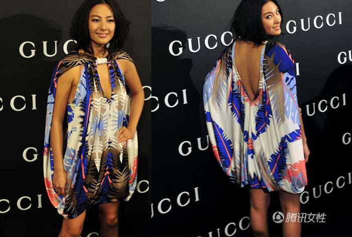 Người đẹp Sơn Đông Trương Vũ Khởi khoe được lưng ong nõn nà.