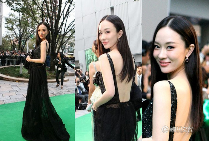 Khoe lưng là một điểm nhấn trong phong cách thời trang của Hoắc Tư Yến.