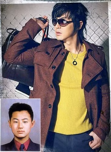 Chàng người mẫu Jun Jin có vẻ khác biệt cũng không hề nhỏ.