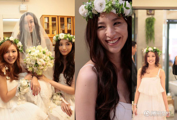 Ngô Bội Từ tinh khôi trong hình ảnh phù dâu.