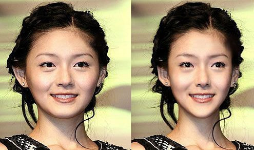 Nếu qua photoshop thì không thể nhận ra đây chính là người đẹp Đài Loan Từ Hy Viên. Hoàn toàn không có một điểm nào giống với cô ngoài đời thực. Nếu qua photoshop thì không thể nhận ra đây chính là người đẹp Đài Loan Từ Hy Viên. Hoàn toàn không có một điểm nào giống với cô ngoài đời thực.