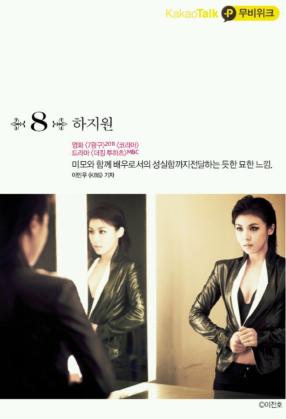 Ha Ji Won, diễn viên nổi tiếng với một số bộ phim như The King 2 Hearts, Secret Garden ...