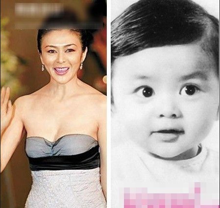 Với bức ảnh thủa bé này thì mọi người vẫn có thể nhận ra ngay đây là ngôi sao Quan Chi Lâm 50 năm sau đó.