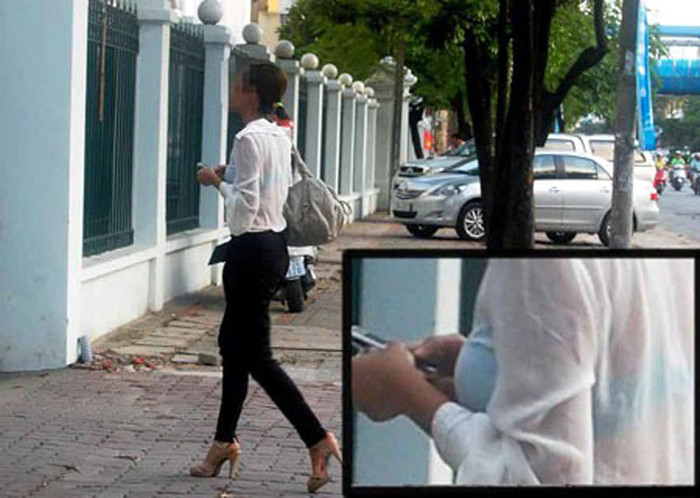 Mốt áo trong suốt - Ảnh: Internet Mốt áo trong suốt - Ảnh: Internet