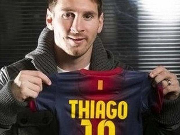 Messi làm bố. Messi làm bố.