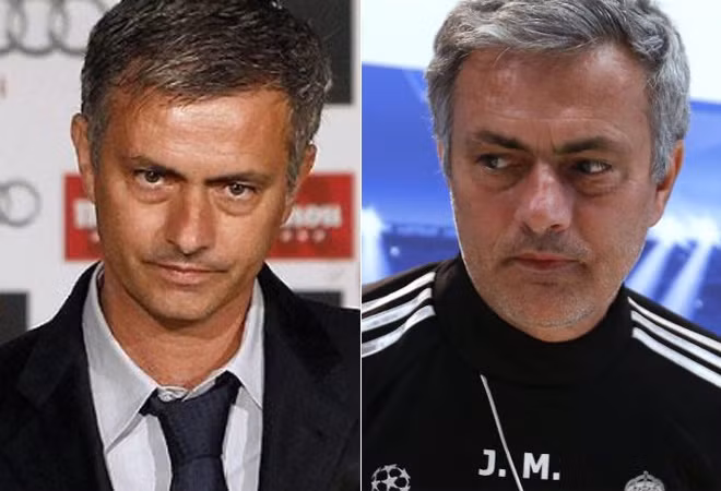Mourinho tóc đã bạc hơn.