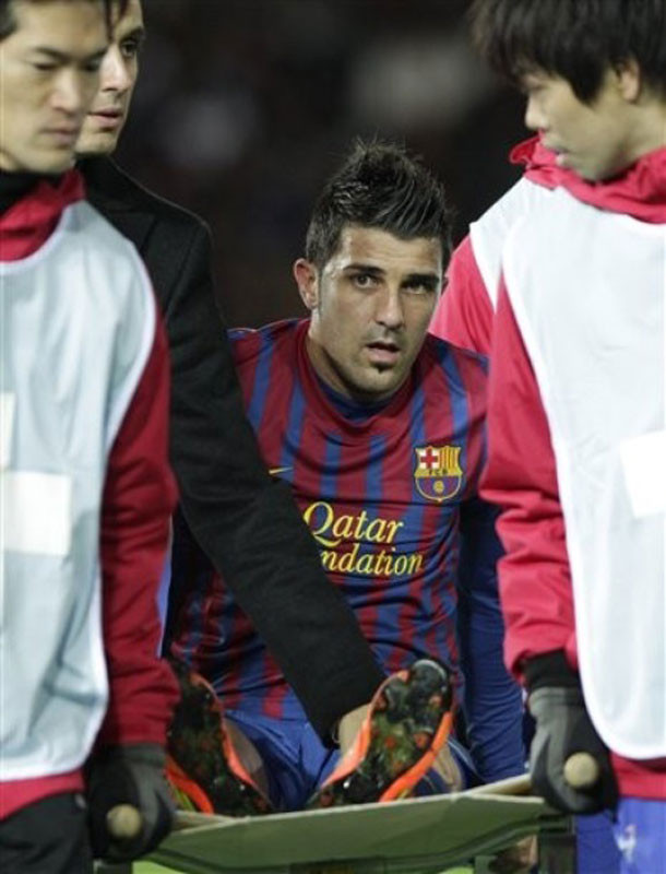 Nhưng chấn thương của David Villa có thể khiến họ mất vui, bởi biết đâu anh sẽ phải vắng mặt ở EURO 2012 Nhưng chấn thương của David Villa có thể khiến họ mất vui, bởi biết đâu anh sẽ phải vắng mặt ở EURO 2012