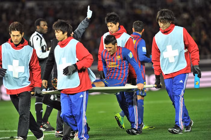 Villa trở thành điểm tối duy nhất trong chiến thắng của Barca