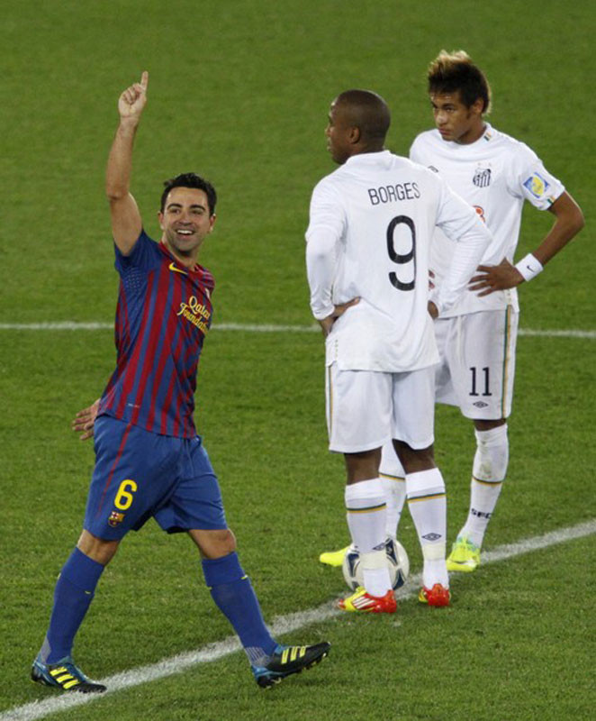 7 phút sau, mặt Neymar còn sầu hơn khi đích thân Xavi lập công 7 phút sau, mặt Neymar còn sầu hơn khi đích thân Xavi lập công