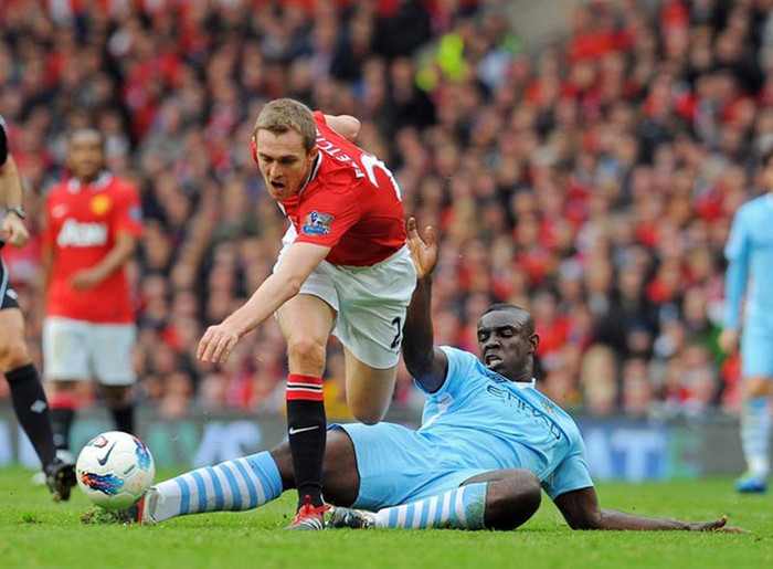 Hàng thủ áo xanh với sự quyết tâm đã chơi một trận đầy cố gắng