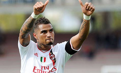 Boateng có một tuần đáng nhớ với 4 bàn thắng cho Milan Boateng có một tuần đáng nhớ với 4 bàn thắng cho Milan