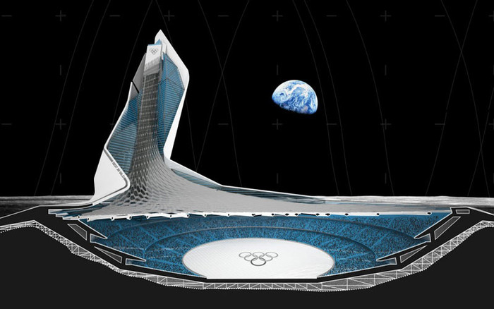 Sân Olympic trên... Mặt Trăng Sân Olympic trên... Mặt Trăng