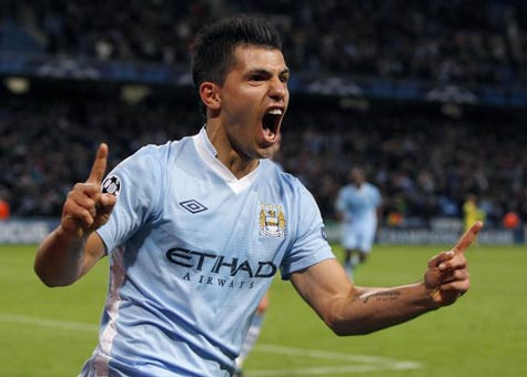 Aguero sẽ có trận đấu lớn đầu tiên ở Premier League