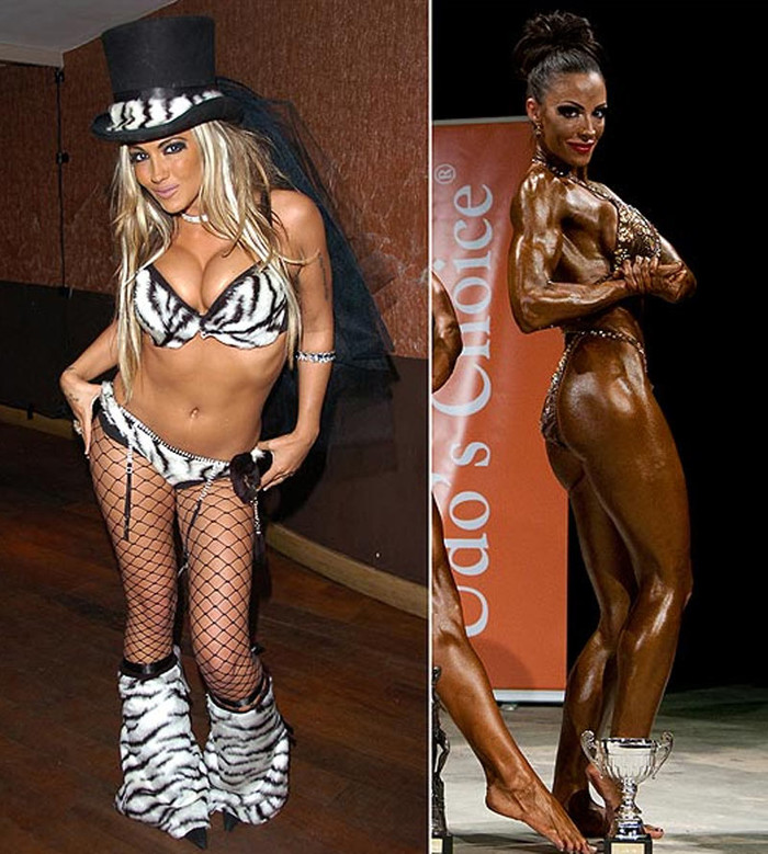 Từ một người mẫu, cô Jodie Marsh đã trở thành một VĐV thể hình