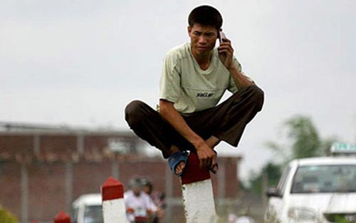 "Lên cao rồi có nghe rõ gì không?" "Lên cao rồi có nghe rõ gì không?"