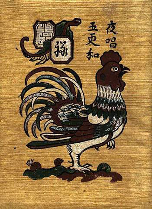 Nội dung trực tiếp của bức tranh là hai chữ “Đại cát”, nhưng nội dung sâu xa của bức tranh lại là con gà trống ở phía dưới. Đây là nội dung của một quẻ bói tốt nhất cho công việc hoặc tương lai của con người được sử dụng trong tranh thay cho lời chúc lành mà người ta gửi đến nhau trong ngày xuân. Nội dung trực tiếp của bức tranh là hai chữ “Đại cát”, nhưng nội dung sâu xa của bức tranh lại là con gà trống ở phía dưới. Đây là nội dung của một quẻ bói tốt nhất cho công việc hoặc tương lai của con người được sử dụng trong tranh thay cho lời chúc lành mà người ta gửi đến nhau trong ngày xuân.