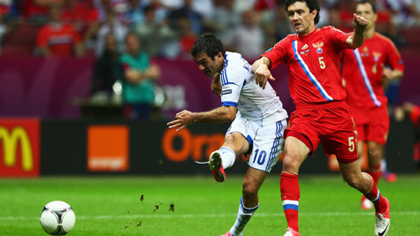 Chiến thắng ghi đậm dấu ấn của Giorgos Karagounis. Chiến thắng ghi đậm dấu ấn của Giorgos Karagounis.