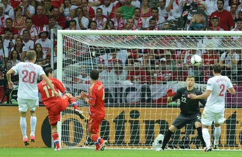 Bàn thắng mở tỷ số của Dzagoev Bàn thắng mở tỷ số của Dzagoev