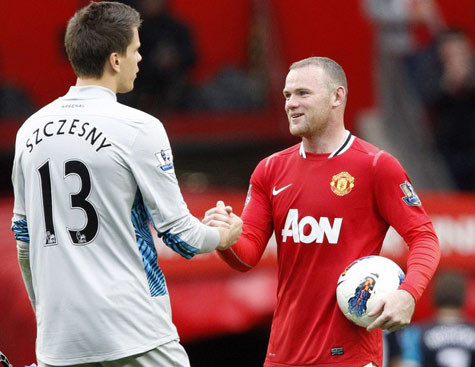 Rooney không tin nổi vào tỷ số. Rooney không tin nổi vào tỷ số.