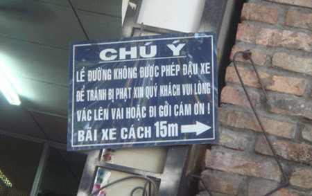 Hãy vác xe lên vai! Hãy vác xe lên vai!
