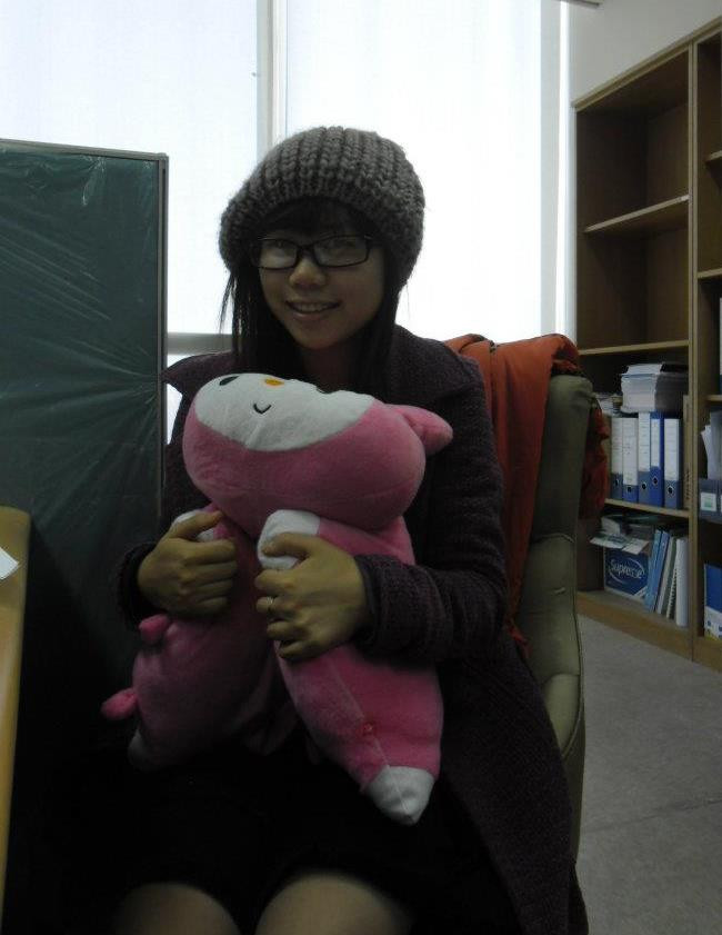 Nguyễn Thu Hiền, sinh viên năm thứ 4, khoa tiếng Hàn, Đại học Hà Nội