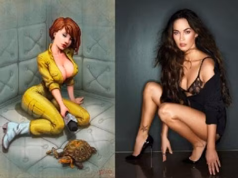 Tạo hình nữ phóng viên xinh đẹp của Megan Fox