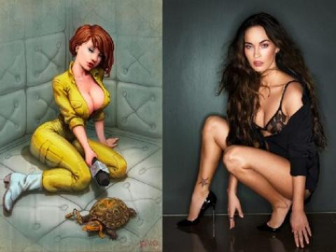 Tạo hình nữ phóng viên xinh đẹp của Megan Fox Tạo hình nữ phóng viên xinh đẹp của Megan Fox