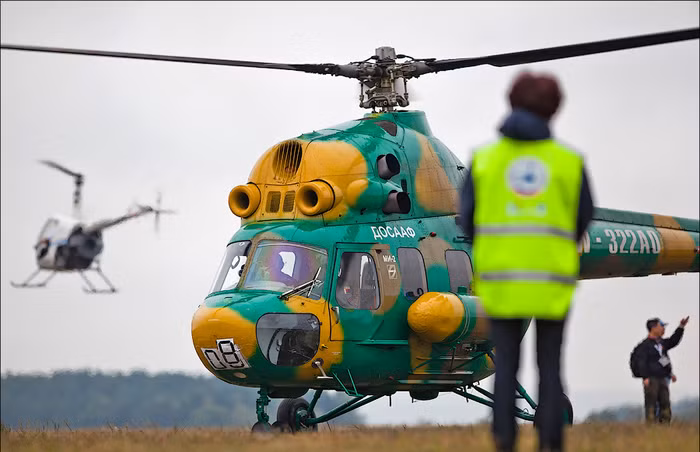 Trực thăng Mi-2 của Belarus.