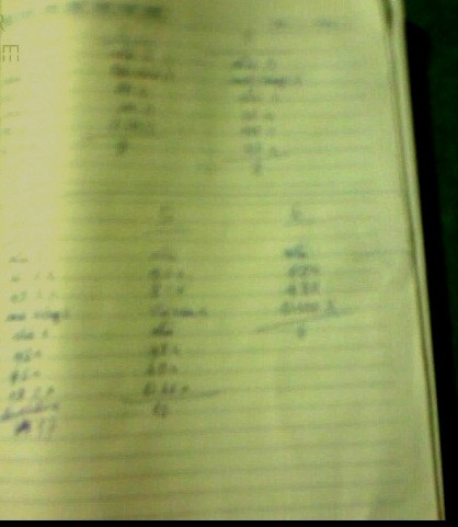 Còn đây là một cuốn sổ "nhật ký chấm công" khác của gái bán dâm ở Quất Lâm.