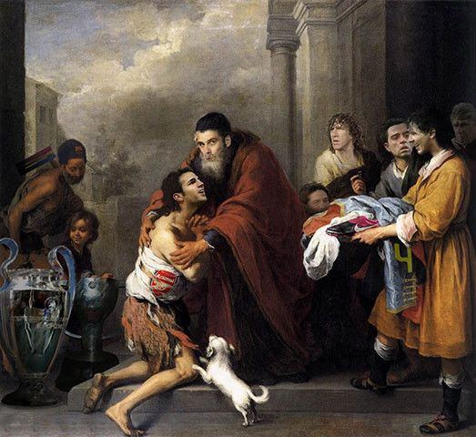 Các thành viên Barca hân hoan đón đưa con lưu lạc trở về Nou Camp. Các thành viên Barca hân hoan đón đưa con lưu lạc trở về Nou Camp.