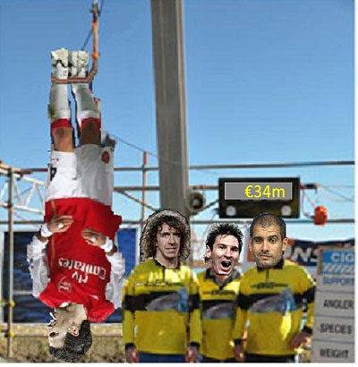 Barca bỏ 34 triệu bảng để giải cứu Fabregas. Barca bỏ 34 triệu bảng để giải cứu Fabregas.