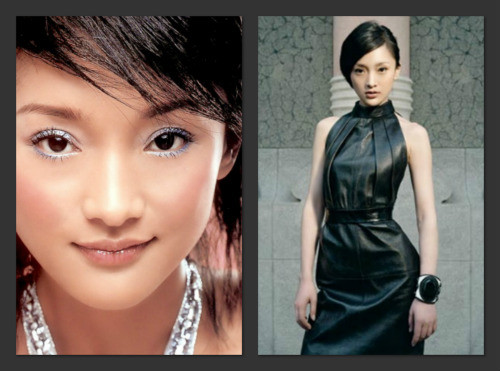 Châu Tấn với đôi mắt sặc sỡ màu sắc. Châu Tấn với đôi mắt sặc sỡ màu sắc.