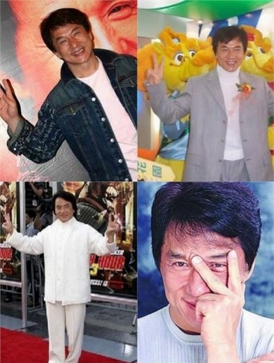 Ngôi sao quốc tế Thành Long luôn thân thiết và dễ gần.