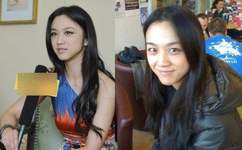 Gương mặt của Thang Duy vẫn không khác gì khi không son phấn. Gương mặt của Thang Duy vẫn không khác gì khi không son phấn.