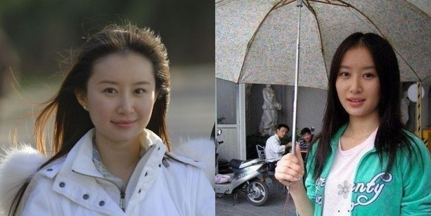 Thư Sướng mộc mạc với mặt mộc. Thư Sướng mộc mạc với mặt mộc.