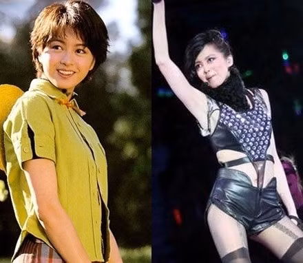 Người đẹp một thời của Hồng Kông Quan Chi Lâm cũng có lúc rực lửa vô cùng sexy.