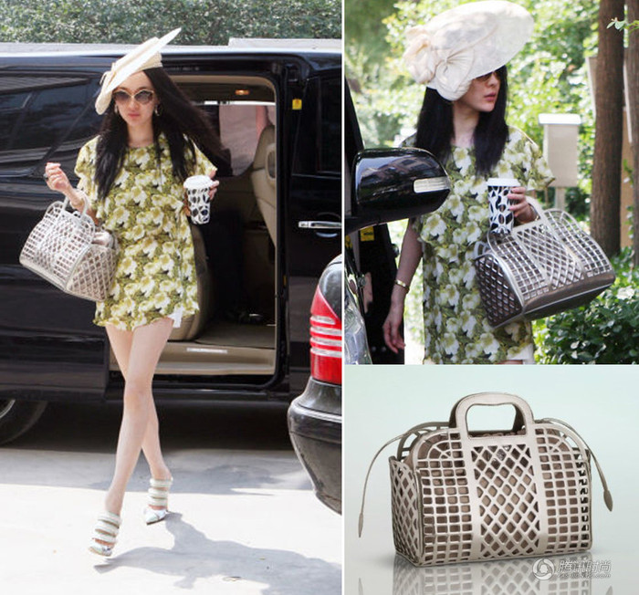 Hoắc Tư Yến xuống phố với chiếc túi xách tay trị giá 2660 USD của Louis Vuitton2012.