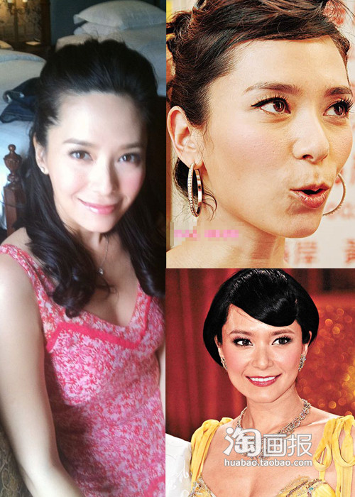 Quách Thiện Ni đã không thể đọ lại với thời gian, nếp nhăn xuất hiện quanh vùng mắt khá nhiều.