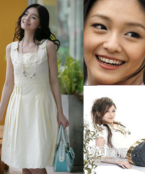 Khi không son phấn mắt của Từ Hy Viên sẽ nhỏ hơn, hai má ú hơn và khuôn mặt tròn hơn.