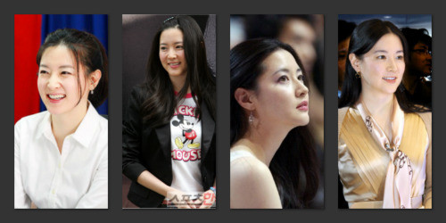 Lee Young Ae đẹp với những kiểu tóc rất giản dị không cầu kỳ.