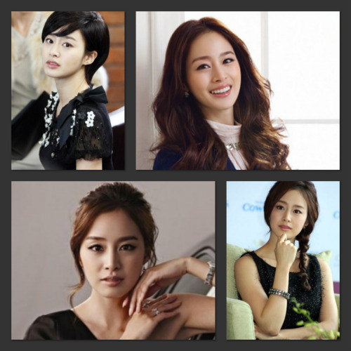 Nữ thần của điện ảnh xứ Hàn Kim Tae Hee biến hóa đủ mọi phong cách với tóc, từ tóc ngắn cá tính, tóc xoăn gợi cảm, tóc búi quý phái đến tóc tết dễ thương.