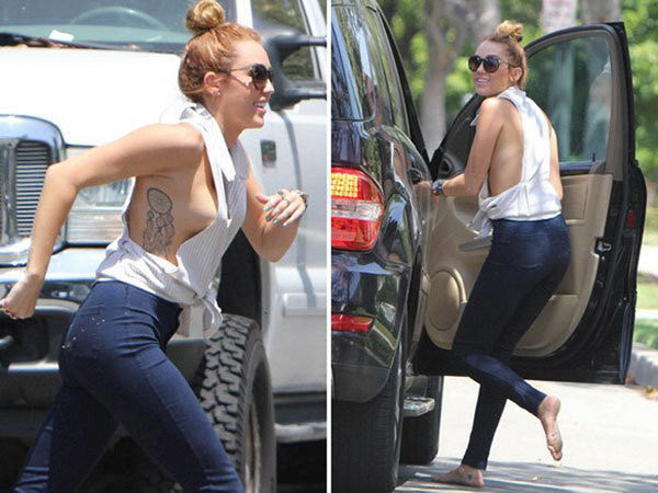 Thoải mái tung tăng trên đường mà không cần mặc áo ngực. Thoải mái tung tăng trên đường mà không cần mặc áo ngực.