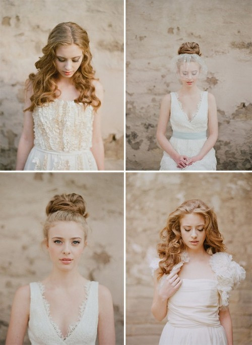 Tóc xõa hay búi cao đều giúp cô dâu trẻ trung và cuốn hút.